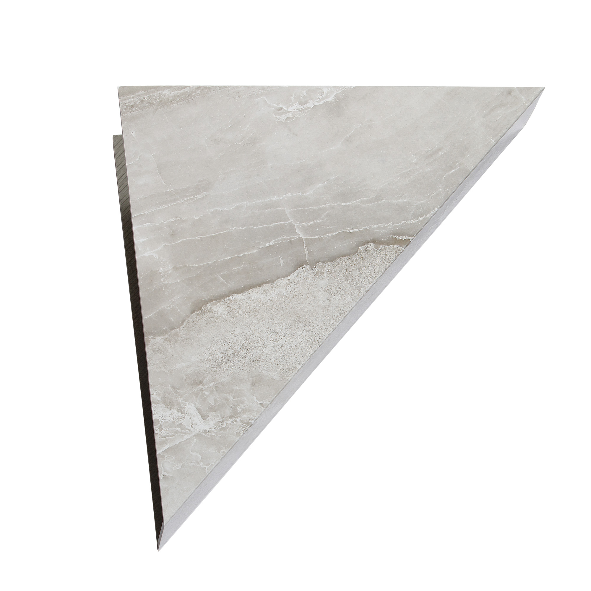 Mont Blanc Gloss Shower Bench 26x18.63x3 | La Raj Tile & Marble