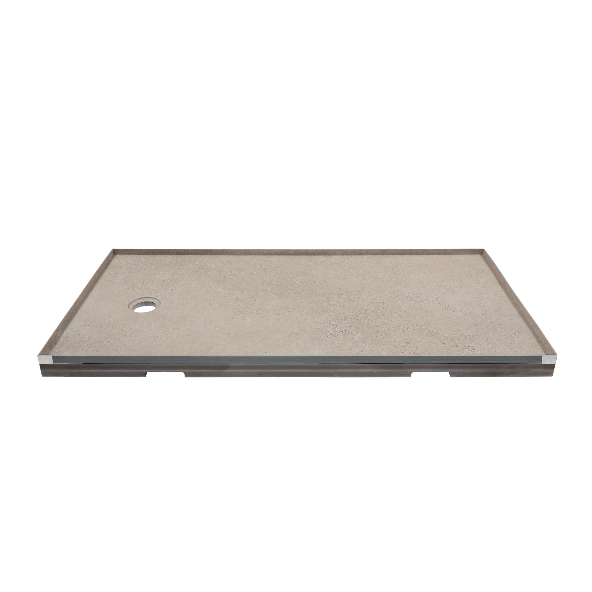 Shower Pan 32x60 Concrete Sand | La Raj Tile & Marble
